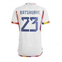 Belgien Michy Batshuayi #23 Fußballbekleidung Auswärtstrikot WM 2022 Kurzarm